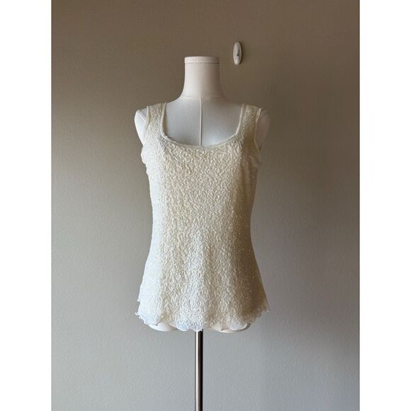 chicos y2k sequin sheer tank top - Picture 2 of 8